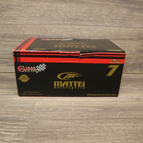 Vintage Michael Waltrip Team Caliber 1999 Chevrolet Monte Carlo #7 1:24 Diecast - Picture 4 of 12